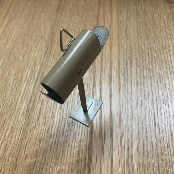 Vintage Dollhouse Mailbox Metal Miniature Handcrafted W/ Heart Decor Garden Cute - Picture 10 of 10